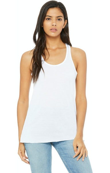 BELLA CANVAS FLOWY TANK WHITE RTS