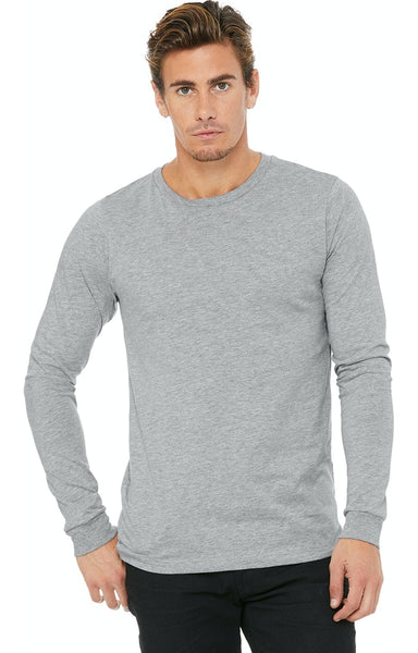 BELLA ATHLETIC HEATHER GREY LONG SLEEVE