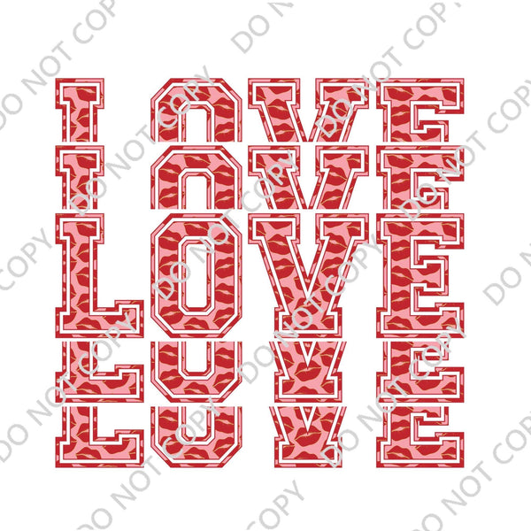 STACKED LOVE DTF PRINT