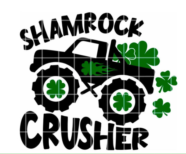 SHAMROCK CRUSHER TRUCK DTF PRINT