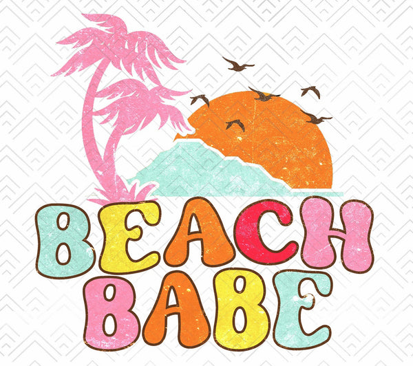 BEACH BABE DTF PRINT