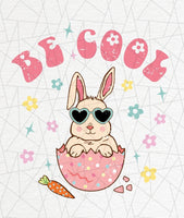 BE COOL CHICK IN EGG DTF PRINT