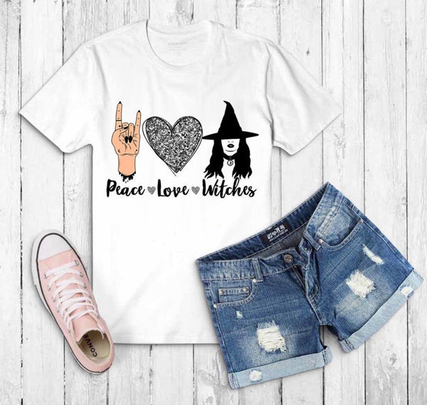 PEACE LOVE WITCHES SCREEN PRINT