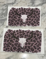 SUBLIMATION LEOPARD BOHO SKULL-BOTH INCLUDED