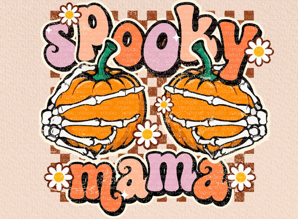 SPOOKY MAMA DTF PRINT